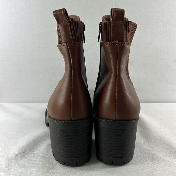 Bella Vita Connery Lug Chelsea Booties Camel Burnished size 10 M - Picture 6 of 8